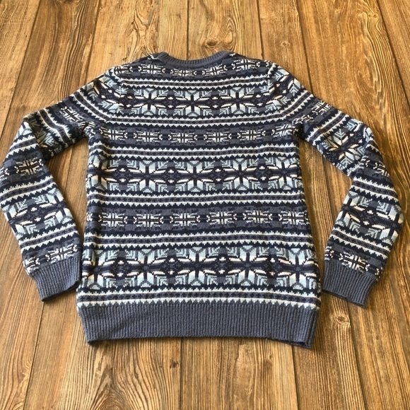 Vtg Le Tigre Snowflake Design Long Sleeve Sweater - Picture 2 of 6